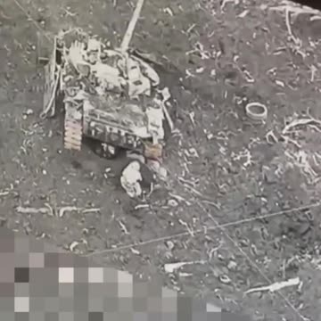 Ukrainians find a wounded Russian soldier who looks unconscious