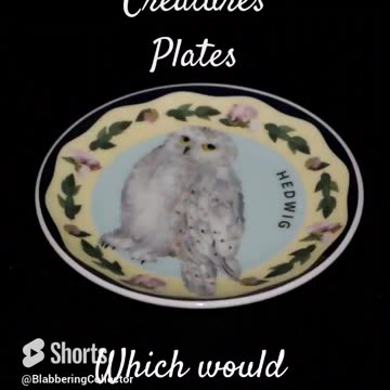 Japanese Magical Creatures Plates! #wizardingworld #harrypotter #fantasticbeasts #japan