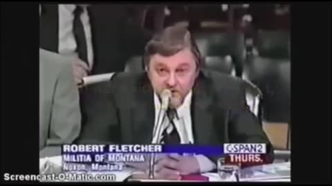 Aussagen vor dem US Senat!