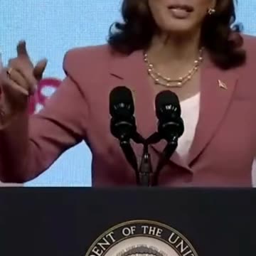 REACTION: Kamala Learned the Word BLUEPRINT today