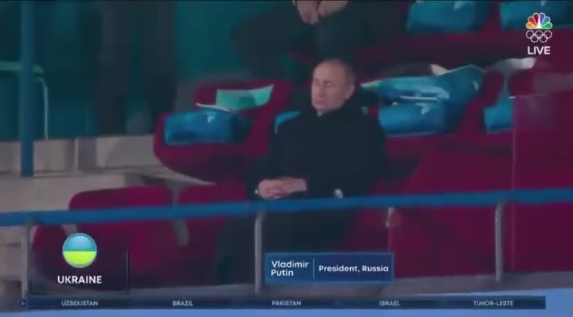 Putin Passed Out as Ukraine Enters the Olympics?