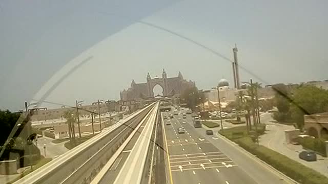 Monorail Palm Jumeirah, Dubai, U.A.E.