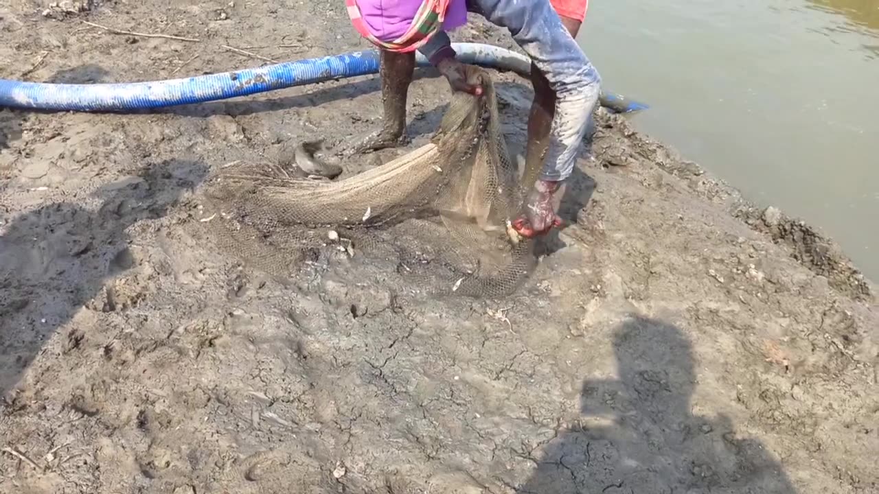 simple Cast Net Fishing Video