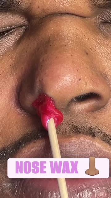 Nose Waxing with Tickled Pink Hard Wax by LashedwithLana | Synthetic Wax Review