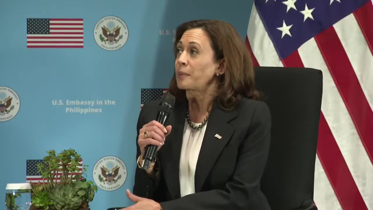 US Vice President Kamala Harris attends town hall on women empowerment