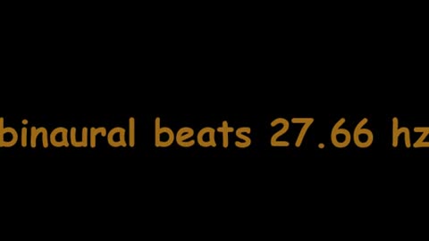 binaural beats 27 66 hz