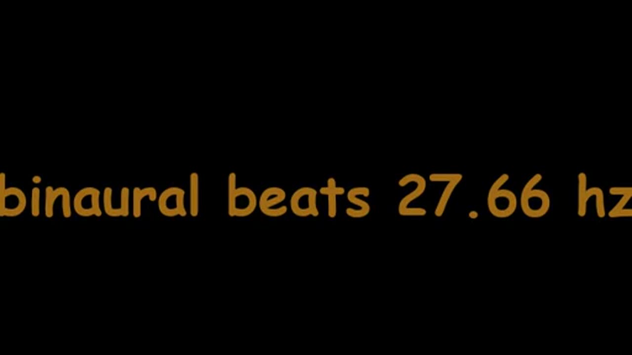 binaural beats 27 66 hz