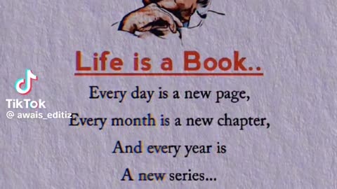 Life is a book