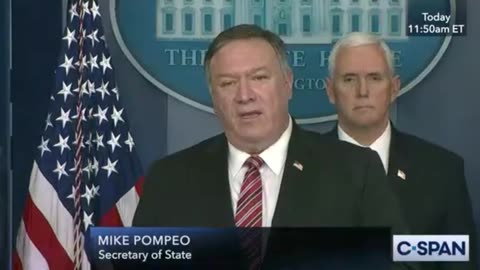 Pompeo's "LIVE EXERCISE" & Trump's reply