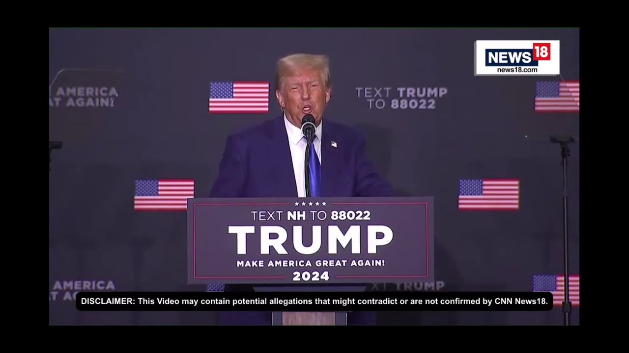 DONALD TRUMP NEW HAMPSHIRE RALLY LIVE