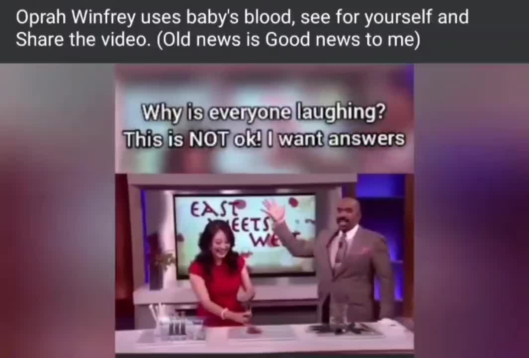 Oprah ☠🧴☠ "from Babies foreskin"