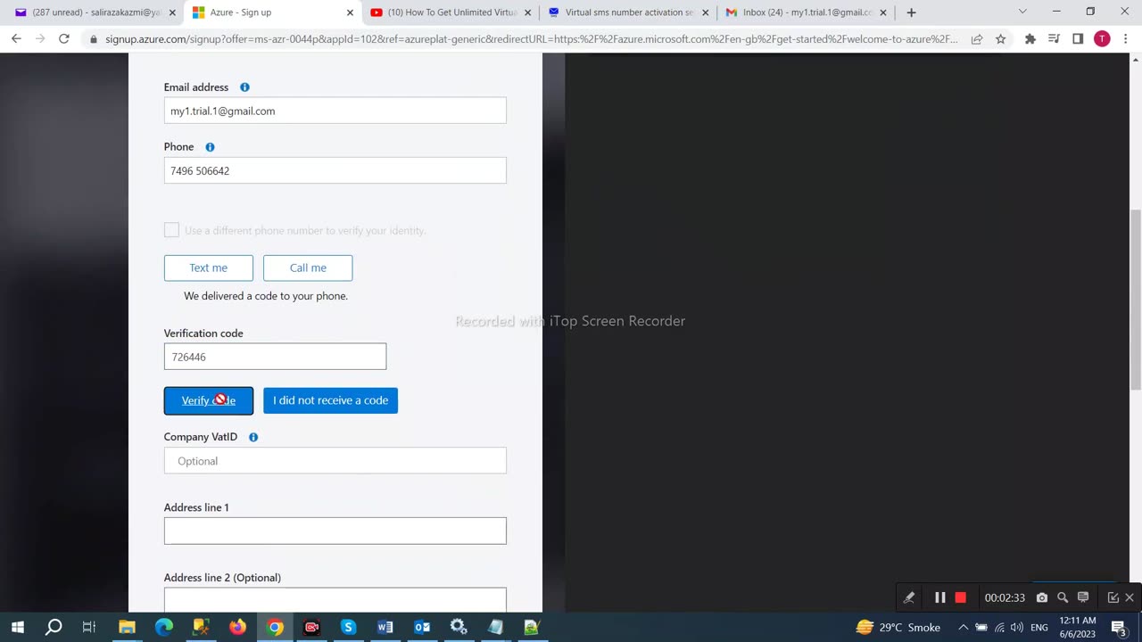 #Azure Sign in - Resolved Phone Issue