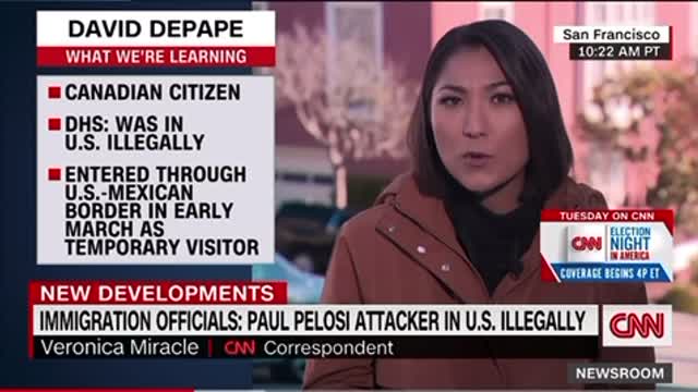 Paul Pelosi’s attacker here Illegally 😂😂😂