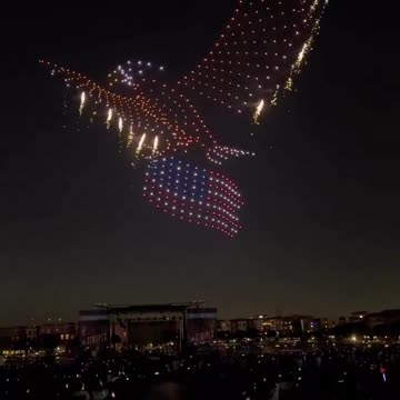 Epic 4th Of July Drone Display Is Breaking The Internet