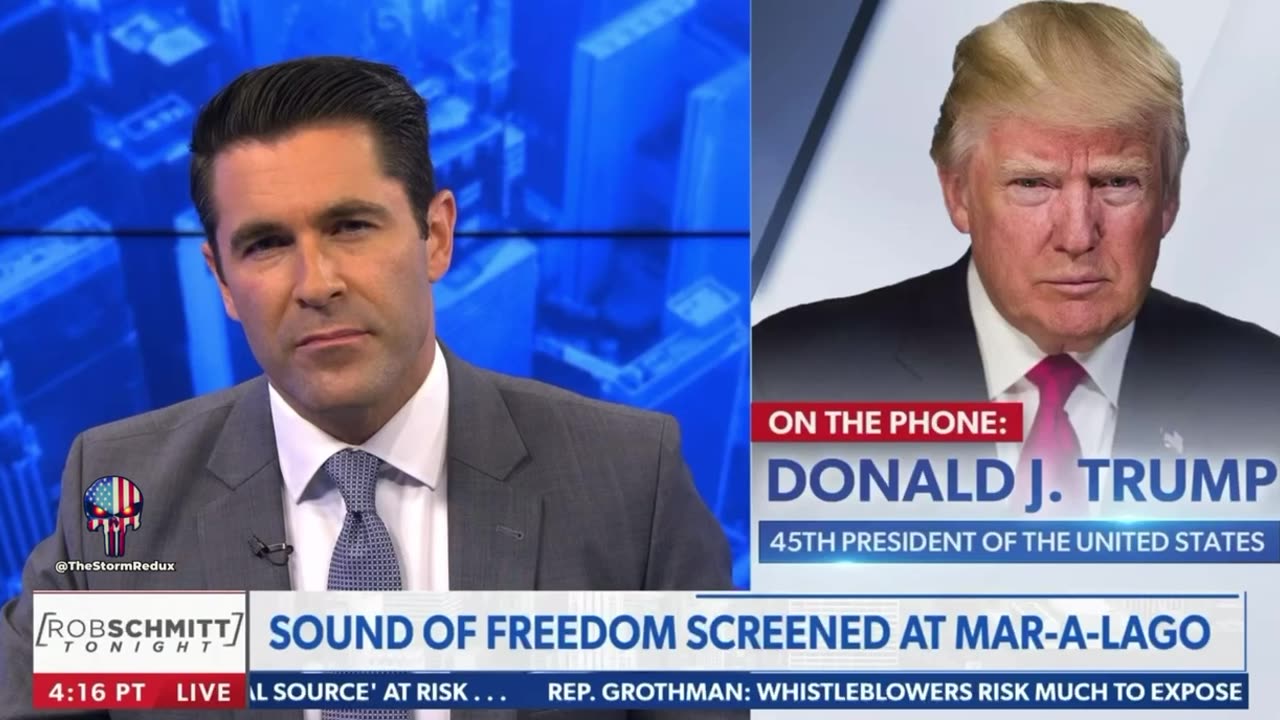 DJT discusses the Sound of Freedom event he hosted