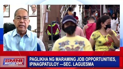 Paglikha ng maraming job opportunities, ipinagpatuloy —Sec. Laguesma