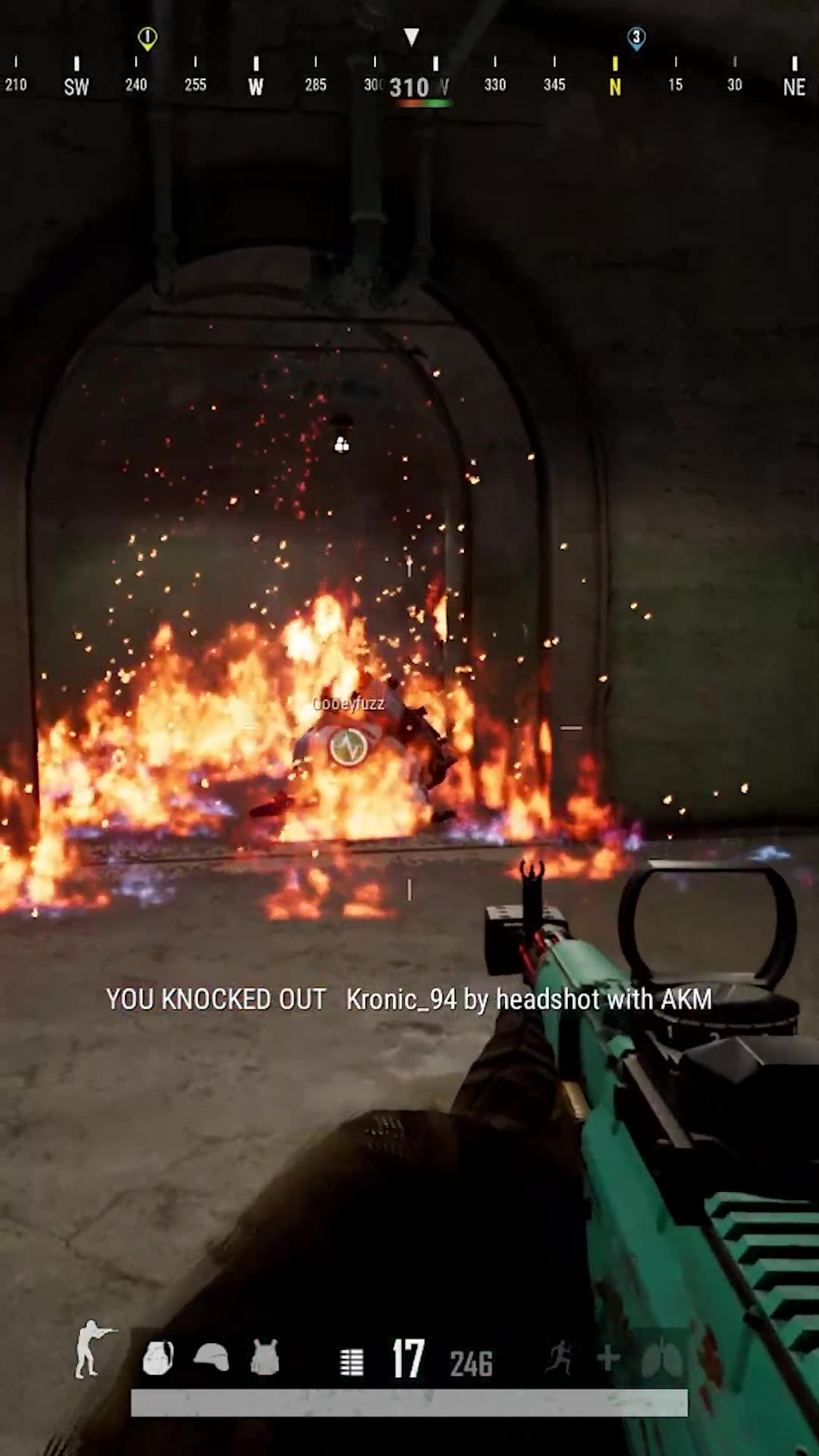 Carrying my team 1vs4 in the Military Tunnels #pubg #pubgshorts #pubgmobile #pubgm