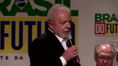 Brazil’s Lula cries as he speaks on hunger fight