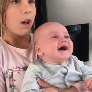 Baby Hysterically Laughs At Totally Random Object