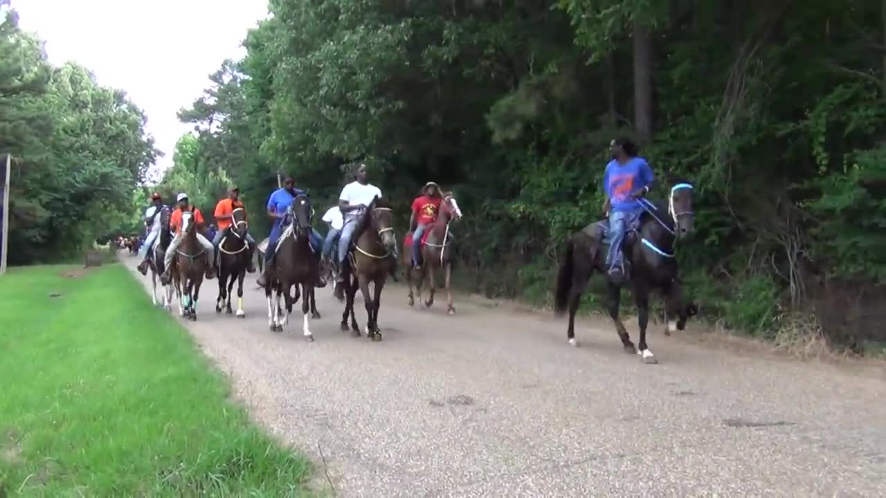 "BIG" Front Action Ryders Annual Walking Horse Trail Ride in Ogden, Arkansas-14