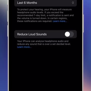 Activate Reduce Loud Sounds 🎙🔊
