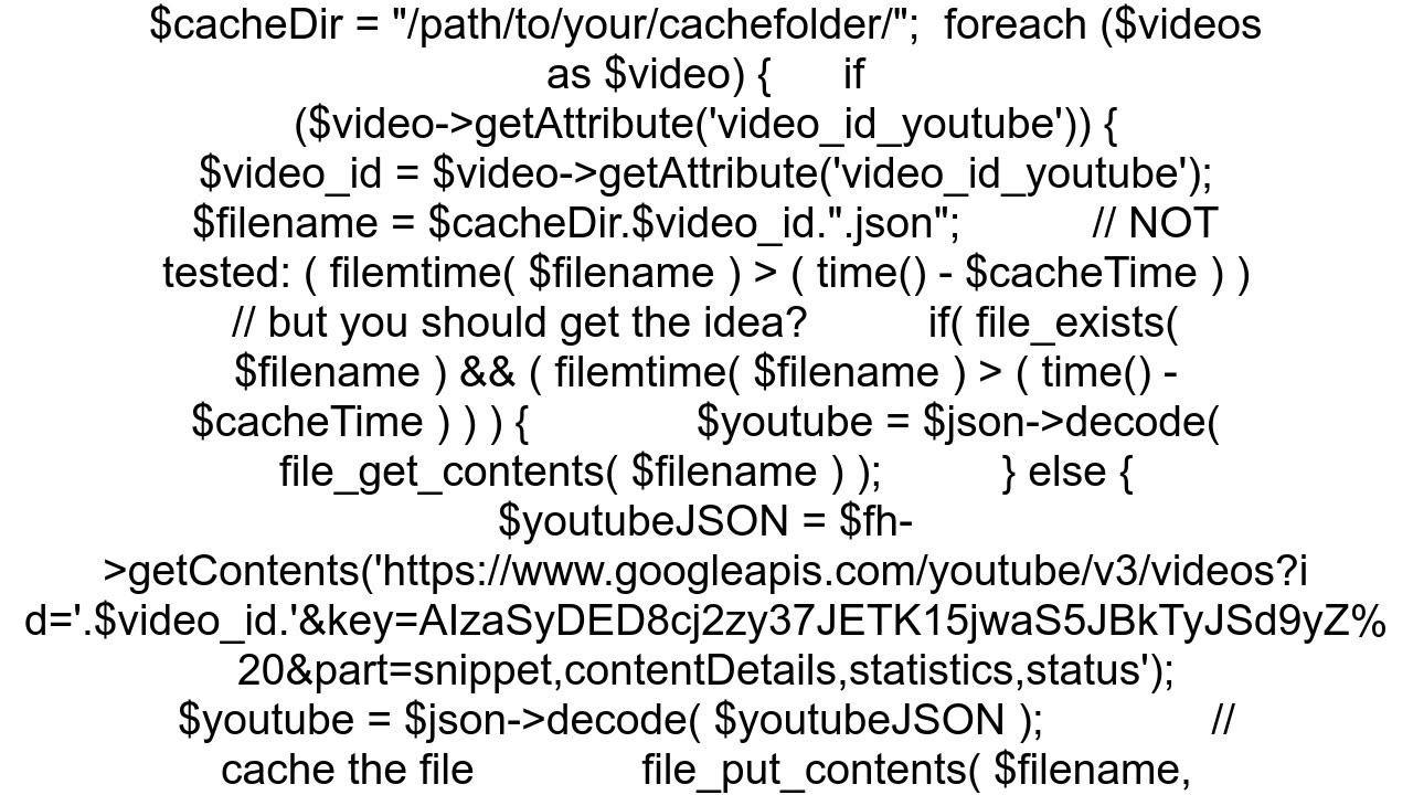 API requests within a PHP foreach loop results in laggy page load