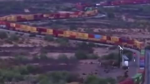 Pacific Union train in the Mojave desert