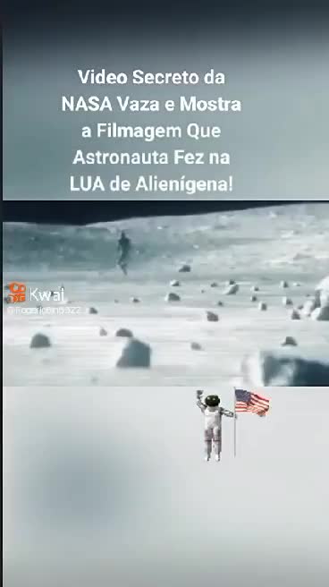 SECRET NASA VIDEO LEAKS AND SHOWS THE FILMING THAT ASTRONAUT MADE ON THE ALIENS MOON