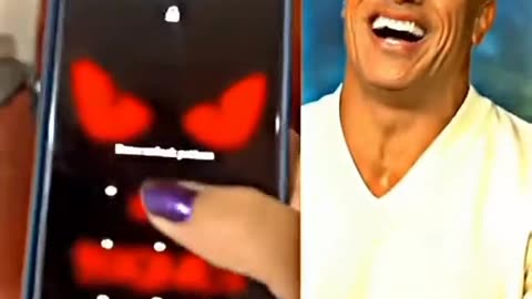 The rock react on video 😮😯🙀