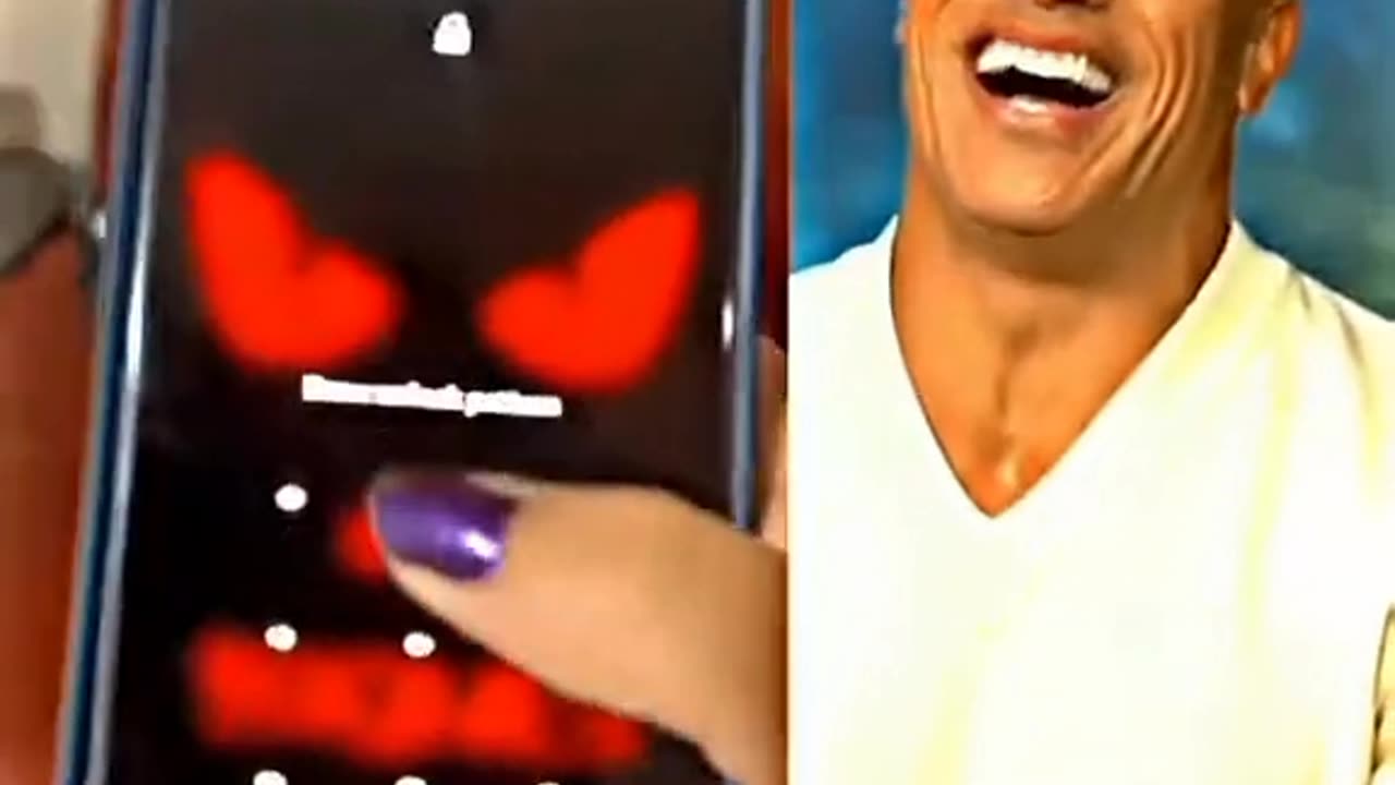 The rock react on video 😮😯🙀