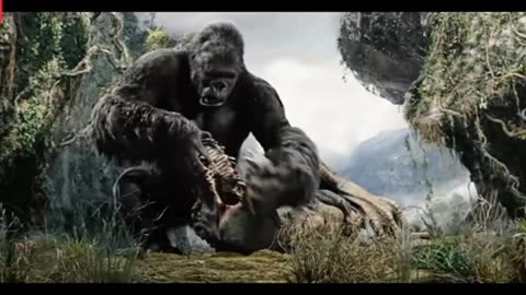 Gorilla vs dinosaur