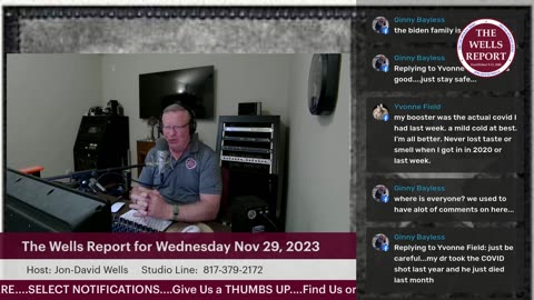 The Wells Report for Wednesday, November 29, 2023
