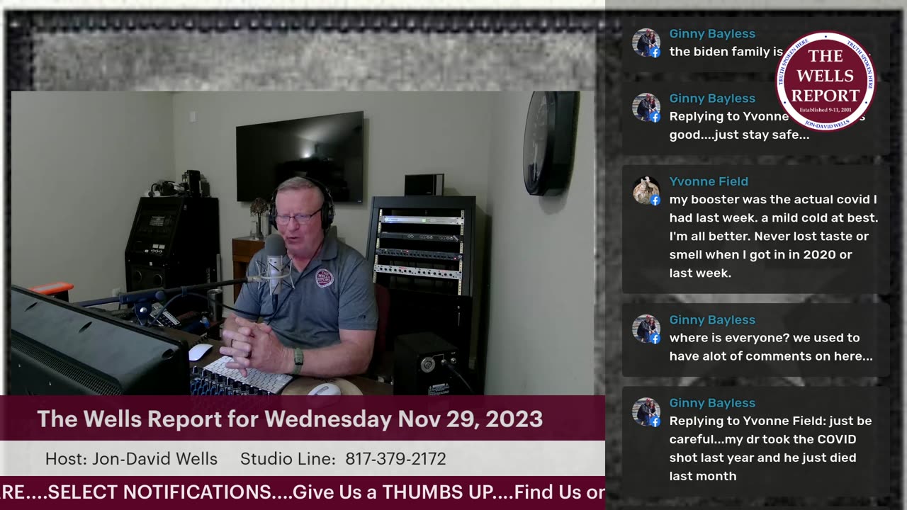 The Wells Report for Wednesday, November 29, 2023