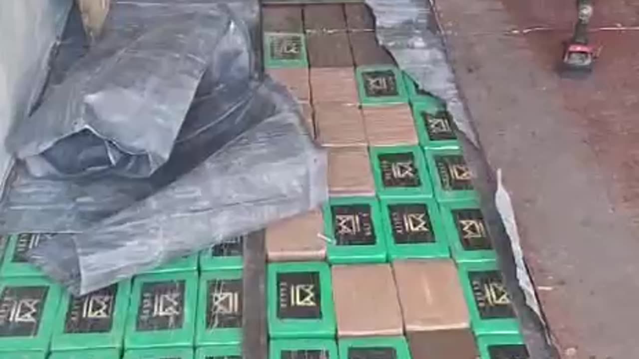 Hallazgo de cocaína en contenedor