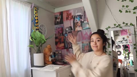 decorate + clean my room with me! (a lil room makeover!)