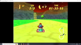 Diddy Kong Racing Dino Valley Custom Track