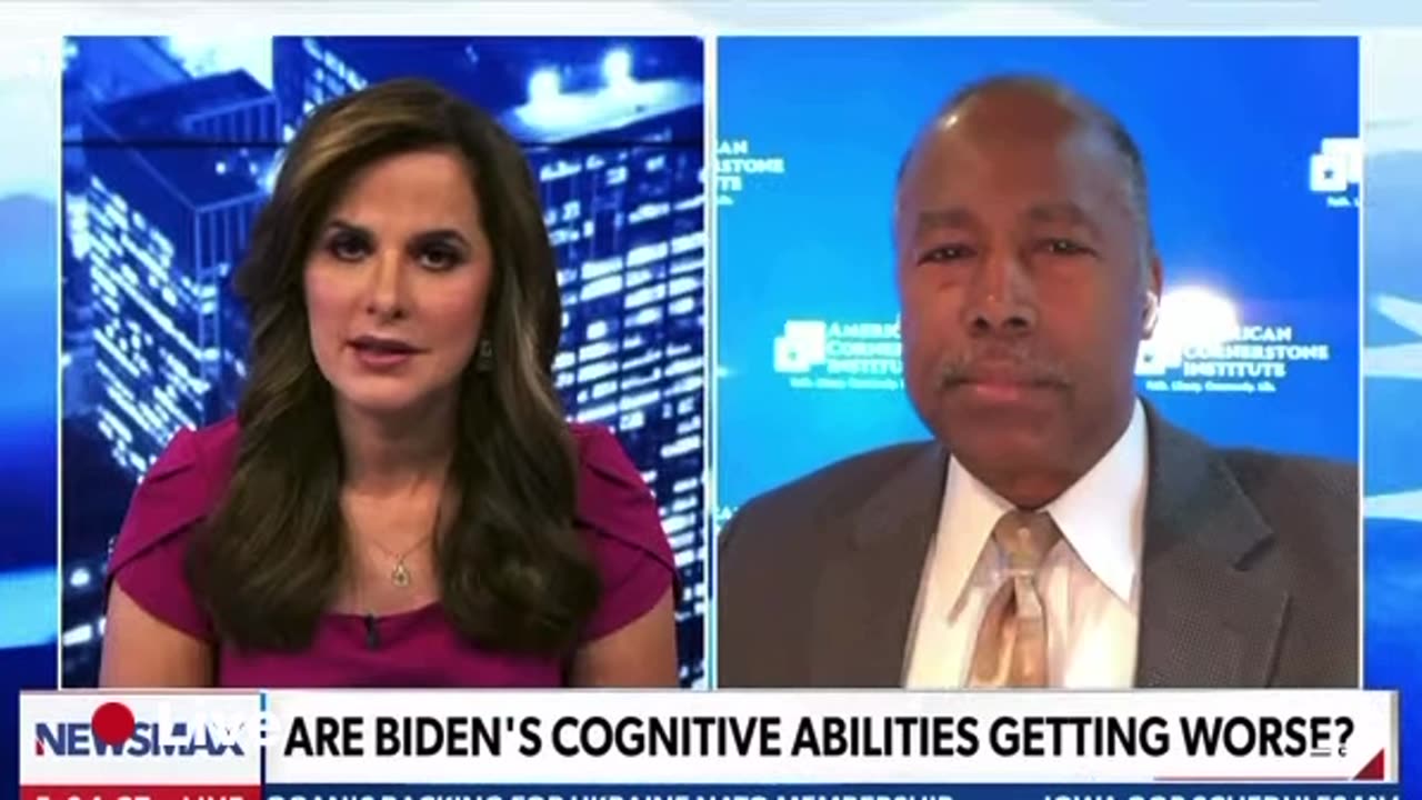 Ben Carson - are Biden’s cognitive abilities getting worse?