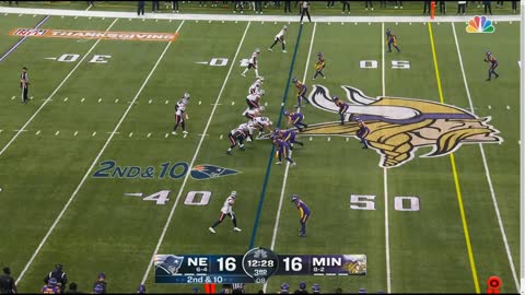 Minnesota Vikings vs. New England Patriots Highlights 3rd QTR | NFL Week 12, 2022 PART 1