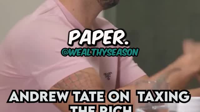 AndrewTate on Taxing the Rich !!