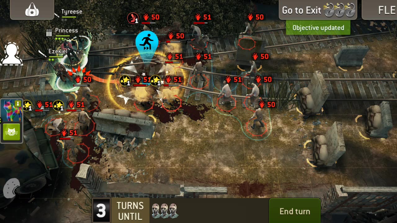 The Walking Dead No Man's Land Surrounded Round 55