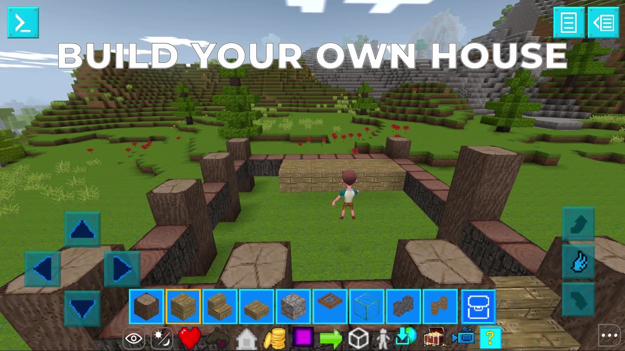 🔥 NEW minecraft style game - TERRACRAFT - New Promo Video -- #free2play #blockcraft #freeminecraft