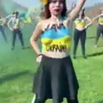 TOPLESS PROTEST AGAINST THE WAR