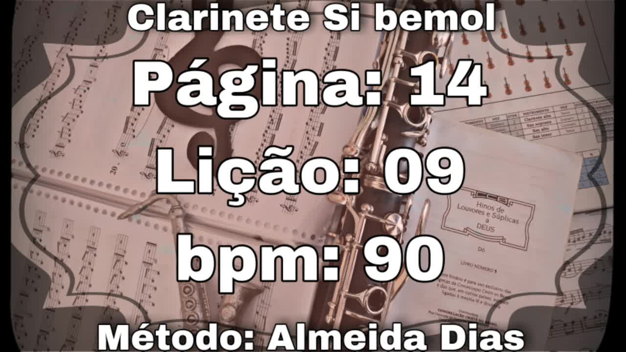 Página: 14 Lição: 09 - Clarinete Si bemol [90 bpm]