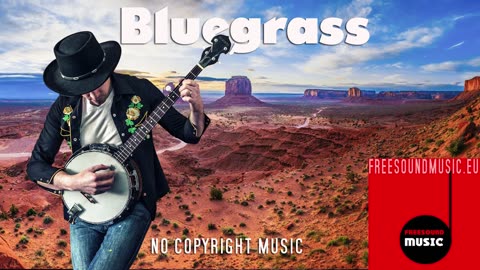 Crazy Banjo - bluegrass, royalty free country music