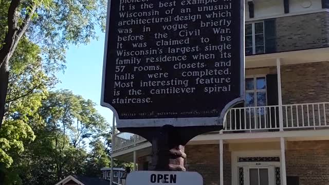 Oldest Kindergarten in the USA and another 1850 Octagon House. Wi