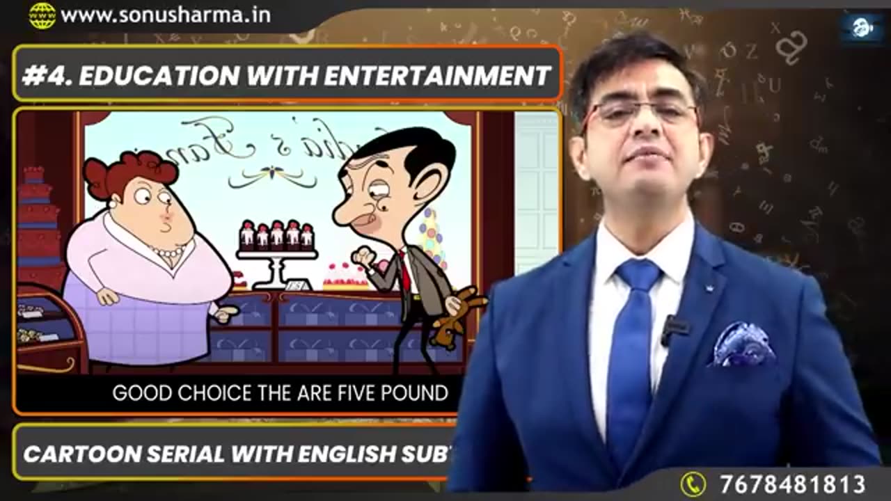 How to speak fluently in English- SONU SHARMA - Contact us - 7678481813