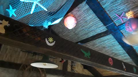 Tiki Hut Overhead