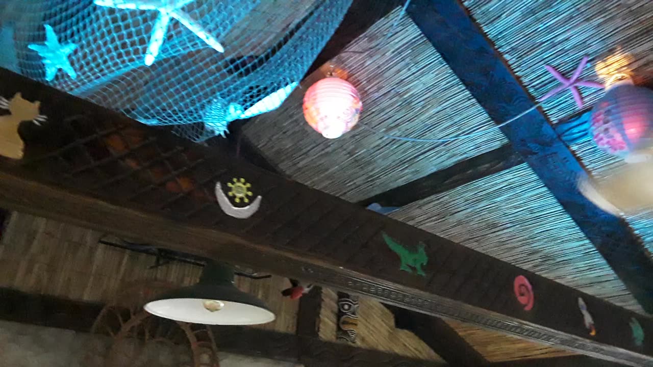 Tiki Hut Overhead