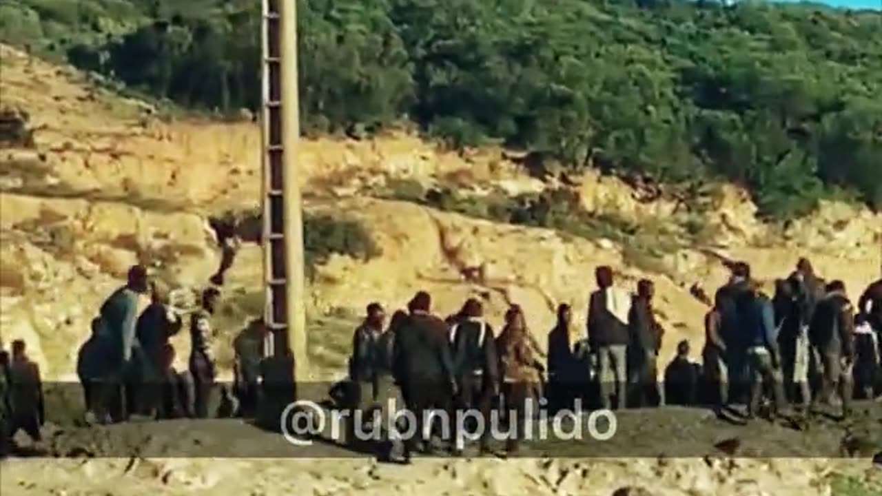 Nearly 2000 African migrants are now trying to storm the Spanish border fence in Ceuta.