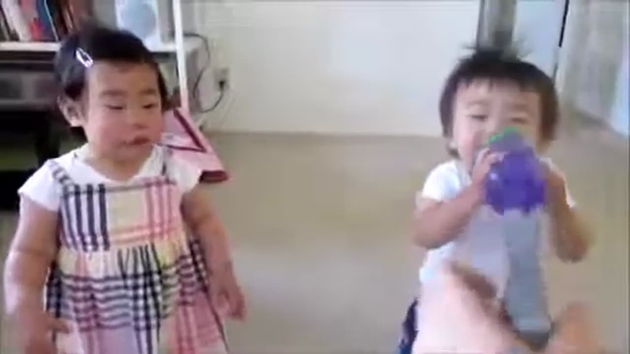 Kids. Water is a source of laughter